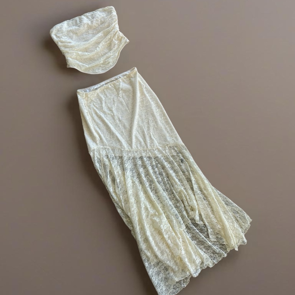 Nylah Maxi Set in Cream REVOLVE